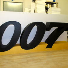 Logos 3D en polystyrène 007