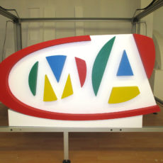 logo en volume 3D MMA