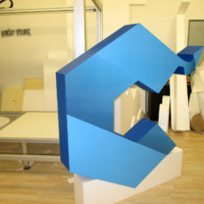 logo 3d en polystyrène