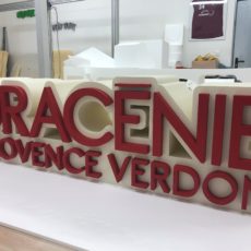 logo polystyrene dracenie provence verdon par Polydecoup