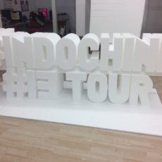 lettrage polystyrene par polydecoup