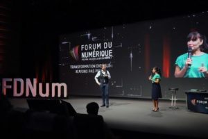 logo polystyrene pour FNUM par Polydecoup
